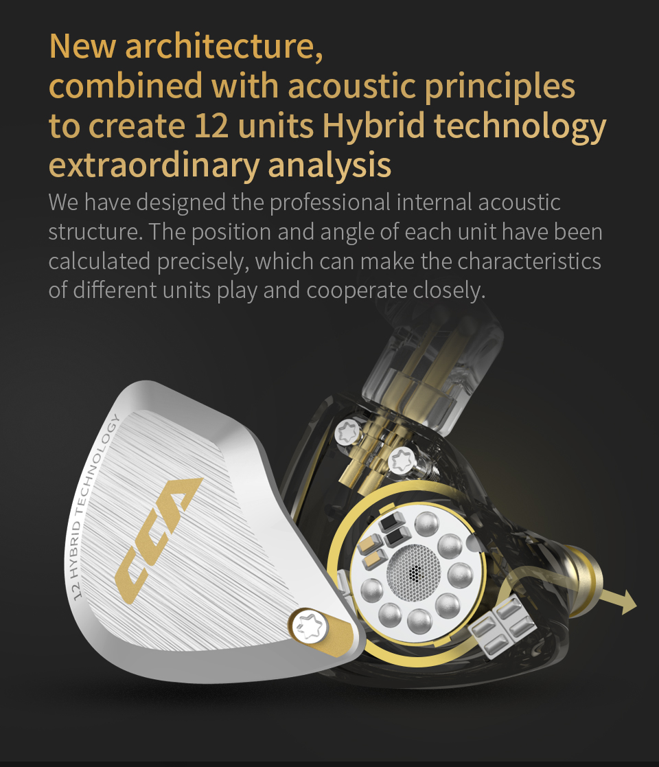CCA C12 in Ear Metal Headphone - Audiophile Headphone Wired recension och pris
