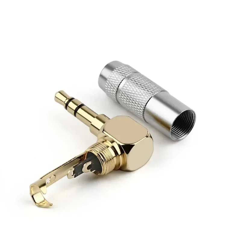 Jack 3.5 MM 90 Degree 1/8' 3 P - Audiophile Headphone Wired recension och pris