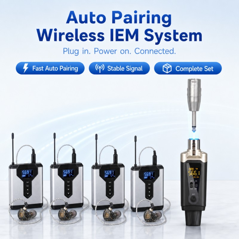 Wireless IEM System 1 Transmit - In Ear Monitor Iem recension och pris