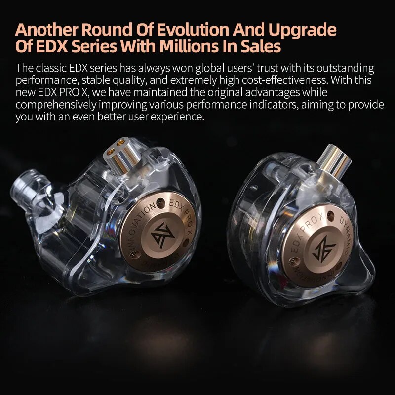 KZ EDX PRO X Wired Earphones H - Audiophile Headphone Wired recension och pris
