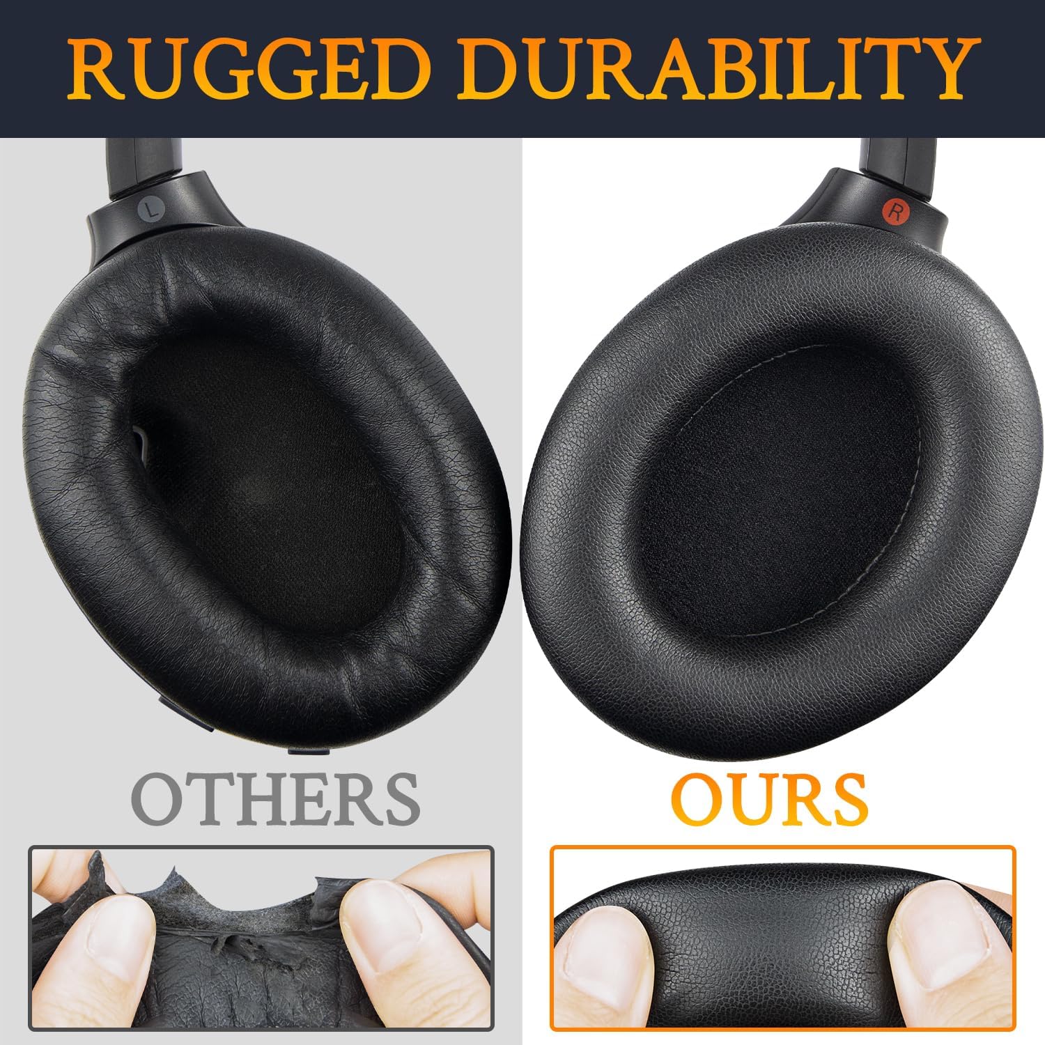 Replacement Earpads Soft Memor - Sony Headphone Wh-1000Xm4 recension och pris