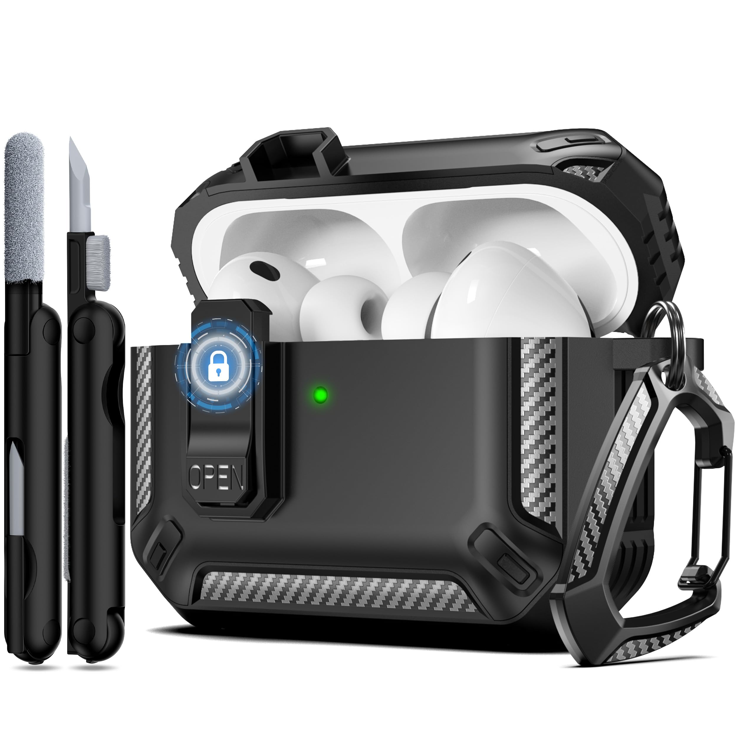 for AirPods Pro 3/Pro 2/4 Case - Headphone Case Hard recension och pris